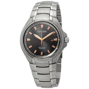 Citizen Paradigm Super Titanium Eco-Drive Grey Dial Men's Watch BM7431-51H