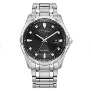 Citizen Classic Diamond Black Dial Men's Watch BM7500-51E