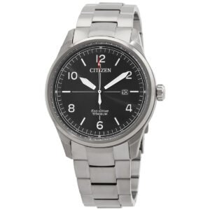Citizen Eco-Drive Black Dial Watch BM7570-80E