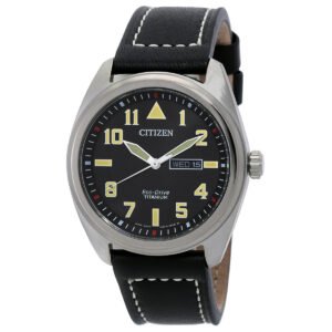 Citizen Garrison Eco-Drive Black Dial Men's Watch BM8560-29E