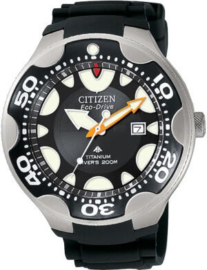 Citizen Eco-Drive Professional Diver Black Titanium Men's Watch BN0015-15E