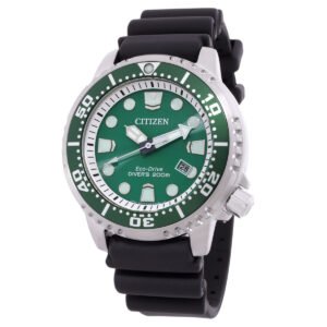 Citizen Promaster Eco-Drive Green Dial Men's Watch BN0158-00X
