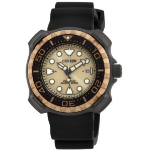 Citizen Eco-Drive Promaster Marine Gold Dial Men's Watch BN0226-10P