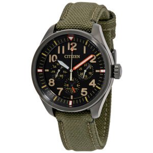 Citizen Chandler Multifunction Black Dial Men's Watch BU2055-16E