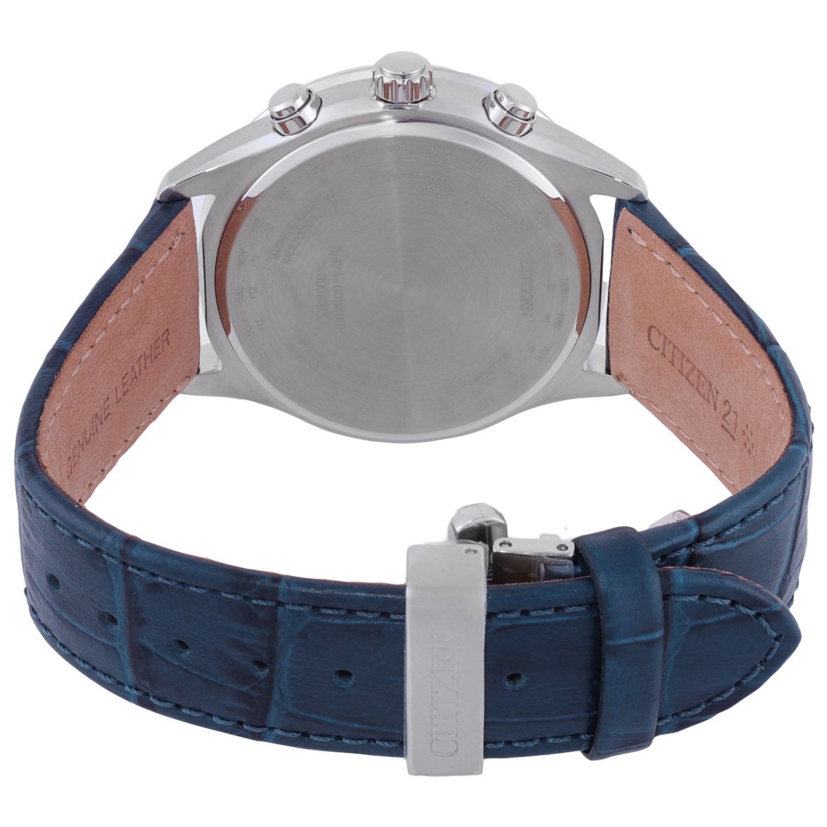 Citizen Eco-Drive Radio-Controlled Moon Phase White Dial Men's Watch BY1030-09A - Image 3