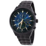 Citizen Eco-Drive Radio-Controlled Moon Phase Blue Dial Men's Watch BY1035-56L