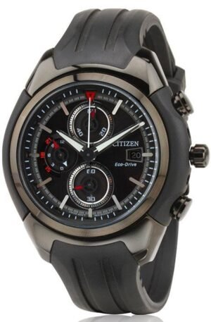 Citizen Eco Drive Chronograph Black Dial Men's Watch CA0285-01E