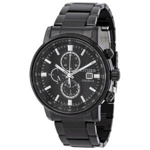 Citizen Chronograph Eco-Drive Black Dial Men's Watch CA0845-83E