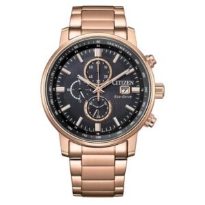 Citizen Eco-Drive Chronograph Black Dial Men's Watch CA0848-85E