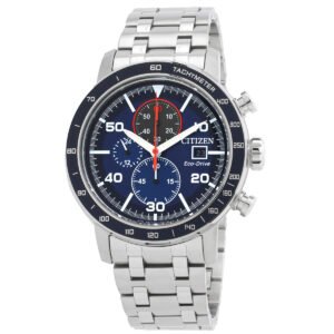 Citizen Brycen Chronograph Eco-Drive Blue Dial Men's Watch CA0850-59L