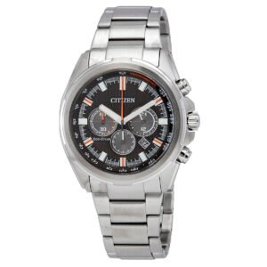 Citizen Black Dial Men's Chronograph Eco-Drive Watch CA4220-55E