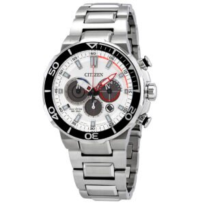 Citizen Chronograph Quartz White Dial Men's Watch CA4250-54A
