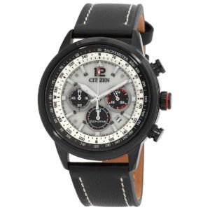 Citizen Eco-Drive Chronograph White Dial Men's Watch CA4476-19X