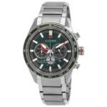 Citizen Eco-Drive Super Titanium Chronograph Green Dial Men's Watch CA4497-86X