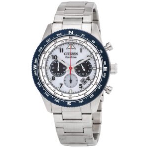 Citizen Chronograph Eco-Drive White Dial Men's Watch CA4554-84H