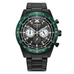 Citizen Weekender Sport Chronograph Black Dial Men's Watch CA4555-81E