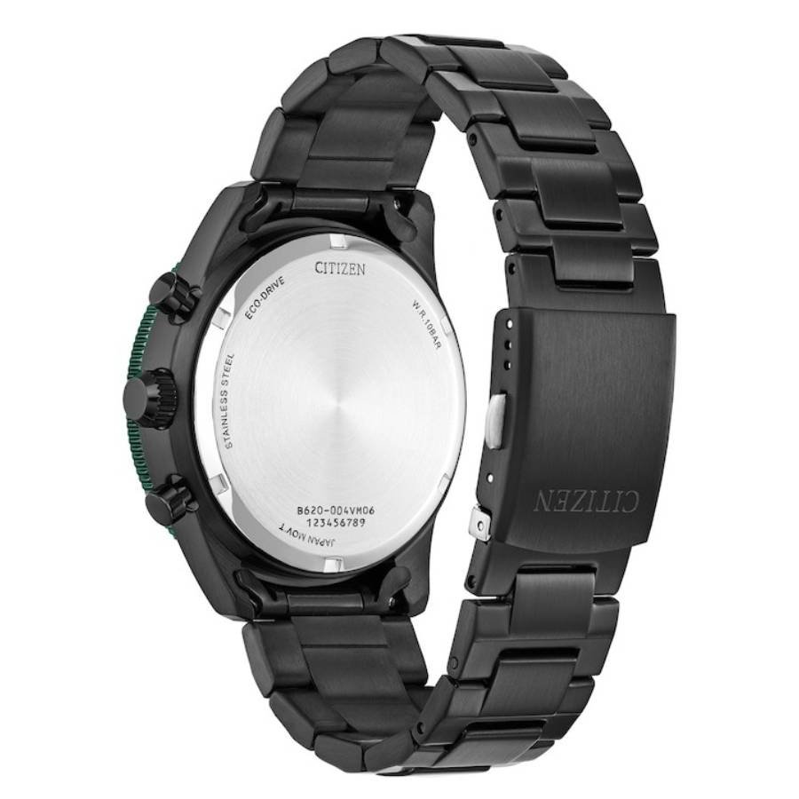 Citizen Weekender Sport Chronograph Black Dial Men's Watch CA4555-81E - Image 2