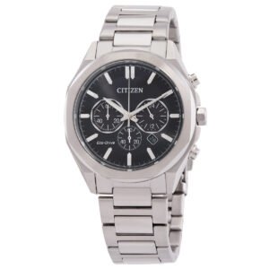 Citizen Eco-Drive Chronograph Black Dial Men's Watch CA4590-81E