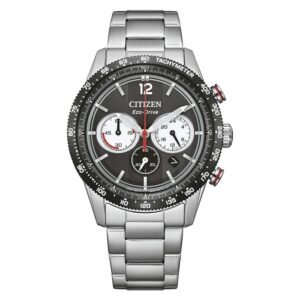 Citizen Eco-Drive Chronograph Black Dial Men's Watch CA4714-55E