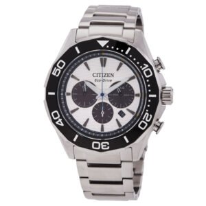 Citizen Endeavor Chronograph Eco-Drive White Dial Men's Watch CA4730-59A