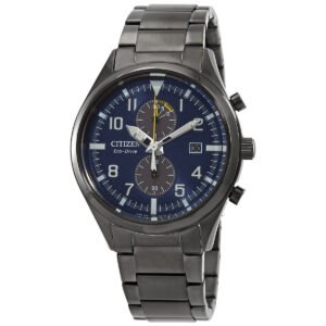 Citizen Chronograph Eco-Drive Blue Dial Men's Watch CA7027-83L