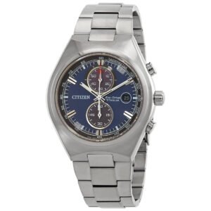 Citizen Super Titanium Chronograph Blue Dial Men's Watch CA7090-87L