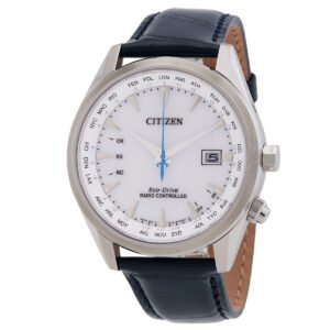 Citizen Eco-Drive Perpetual World Time Silver Dial Watch CB0270-10A