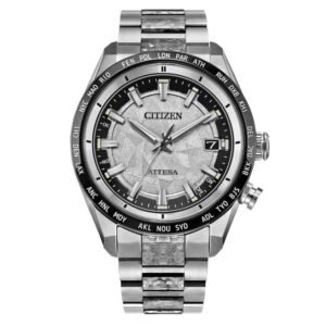 Citizen Attesa Perpetual World Time Silver Dial Men's Watch CB0284-66A