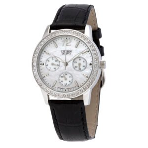 Citizen Multifunction Mother of Pearl Dial Ladies Watch ED8090-11D
