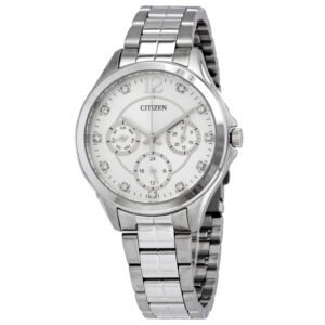 Citizen Quartz White Crystals Dial Ladies Watch ED8140-57A