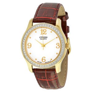 Citizen Silver Mother of Pearl Dial Dial Ladies Watch EL3012-00A