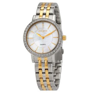 Citizen Mother of Pearl Dial Quartz Ladies Watch EL3044-89D