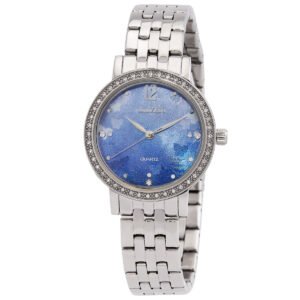Citizen Quartz Crystal Blue Mother of Pearl Dial Ladies Watch EL3100-55N