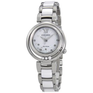 Citizen L Sunrise White Diamond-Accented Dial Ladies Watch EM0320-83A
