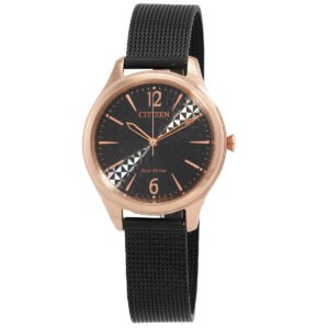 Citizen Eco-Drive Black Dial Ladies Watch EM0509-87E