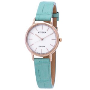 Citizen Eco-Drive White Dial Ladies Watch EM0577-36A