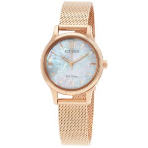Citizen Eco-Drive Mother of Pearl Dial Ladies Watch EM0892-80D