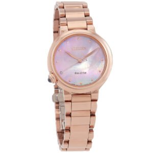 Citizen L Eco-Drive Mother of Pearl Dial Ladies Watch EM0917-81Y
