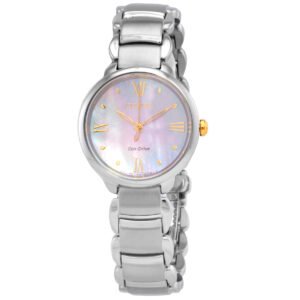 Citizen L Series Eco-Drive Mother of Pearl Dial Ladies Watch EM0927-87Y