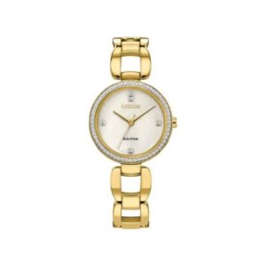 Citizen Eco-Drive Mother of Pearl Dial Ladies Watch EM1032-58A