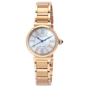 Citizen L Series Eco-Drive Mother of Pearl Dial Ladies Watch EM1063-89D