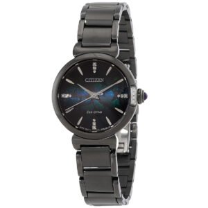 Citizen L Eco-Drive Black Dial Ladies Watch EM1067-88E