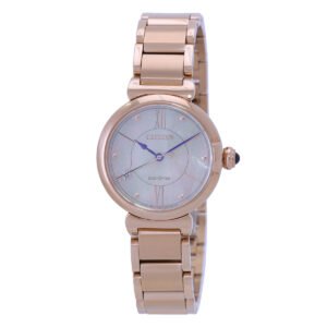 Citizen L Series Eco-Drive Mother of Pearl Dial Ladies Watch EM1073-85Y