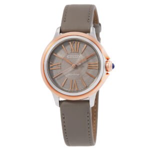 Citizen L Ceci Eco-Drive Taupe Dial Ladies Watch EM1166-01Z