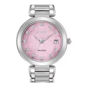 Citizen Signature Pink Dial Ladies Watch EO1110-53Y