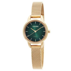 Citizen Quartz Green Dial Ladies Watch EQ3003-50W