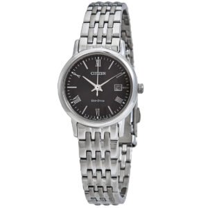 Citizen Eco-Drive Black Dial Ladies Watch EW1580-50E
