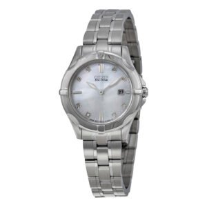 Citizen Eco-Drive Diamond Mother of Pearl Dial Ladies Watch EW1930-50D