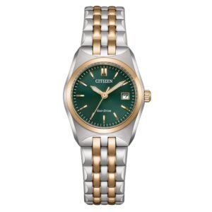 Citizen Corso Eco-Drive Green Dial Ladies Watch EW2297-55X
