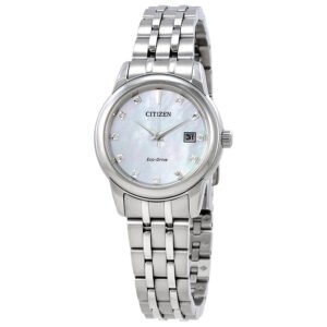 Citizen Diamond Mother of Pearl Dial Ladies Watch EW2390-50D